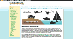 Desktop Screenshot of beginningrc.com