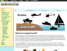 Tablet Screenshot of beginningrc.com